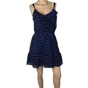 Pre-Loved Hollister Navy Chiffon Mini Dress